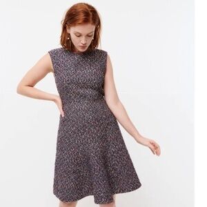 J.Crew confetti tweed dress